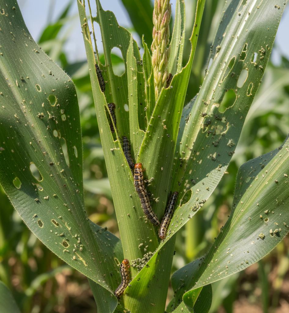 Fall armyworm and maize diseases