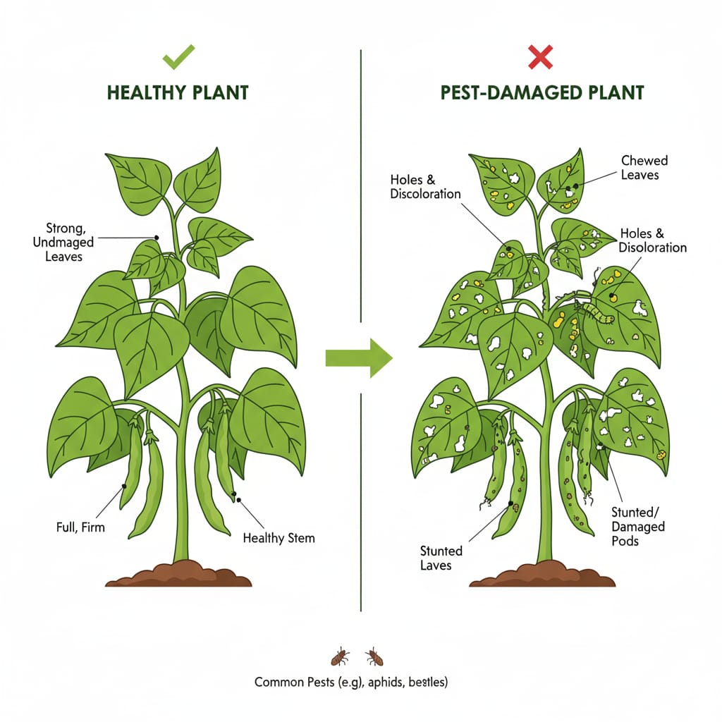 how to control pests in bean farm || beans pest control guide