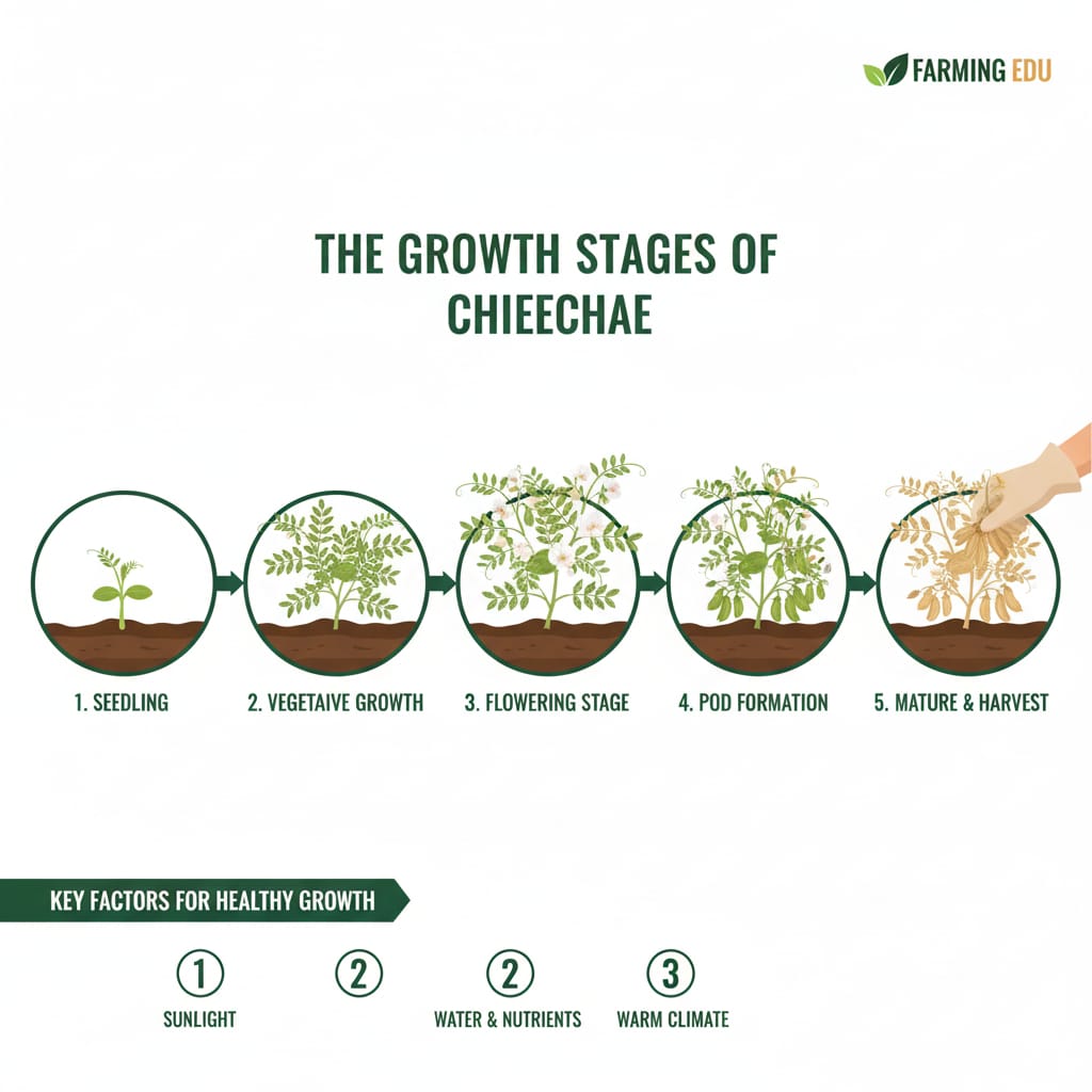 chickpeas growth stages