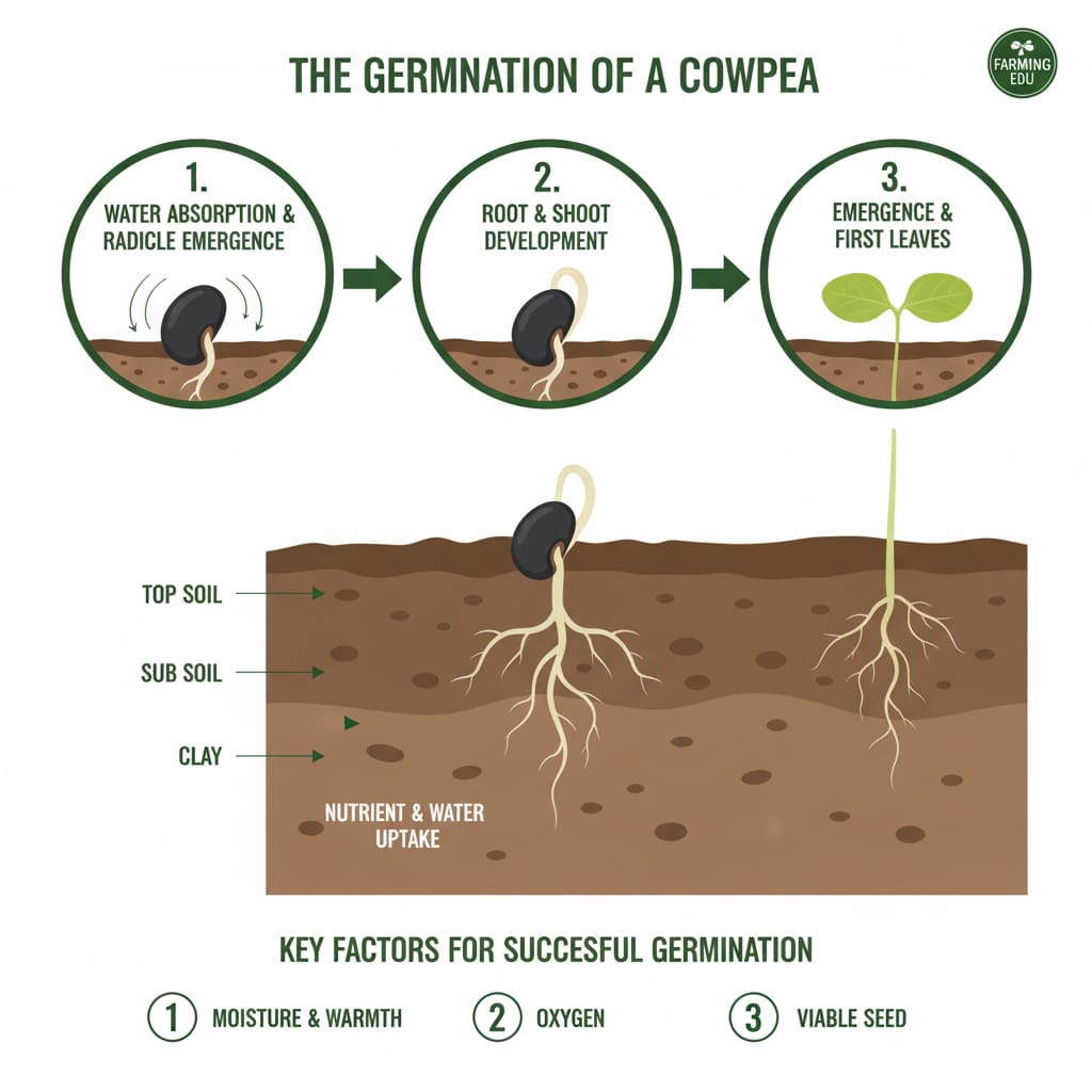 how to sow cowpeas in  2026 || sowing cowpeas