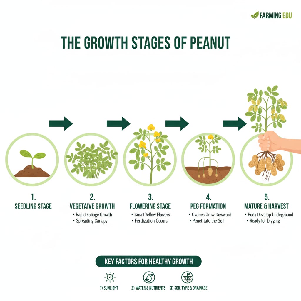 peanut growth stages 