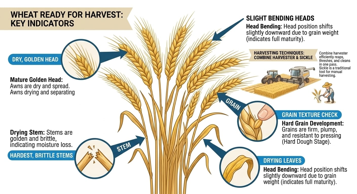 how to harvest wheat complete guid farmbook
